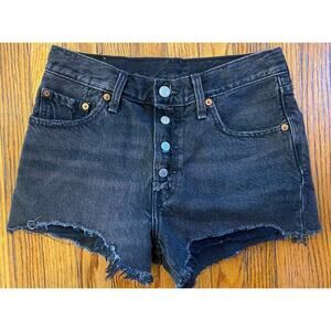 Levi’s Button fly Cut Off Jean Shorts Women’s 25